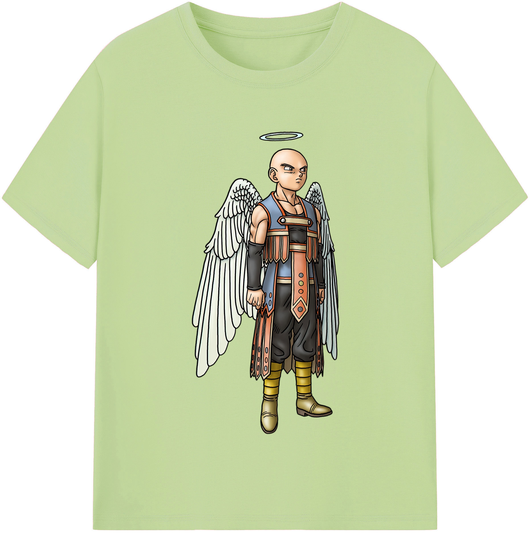 （画像用） ドラゴンクエスト Doragon Kuesuto Dragon Quest 綿100％半袖Tシャツ（フロントプリント）